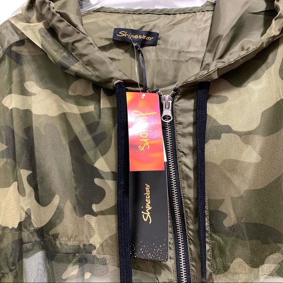 NWT Camo Print Mesh Hoodie - Picture 7 of 15
